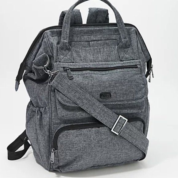 lug Handbags - Heather Gray Lug Via Convertible Backpack